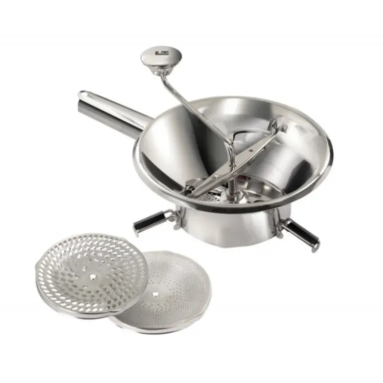 Moulin à légumes 24 cm Inox 3 grilles La Bonne Graine