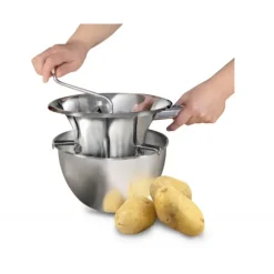 Moulin à légumes 24 cm Inox 3 grilles La Bonne Graine