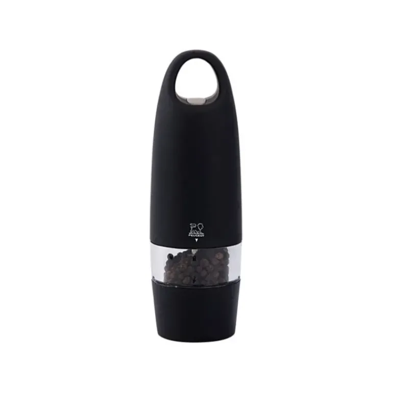 Moulin à Poivre Electrique Zest 18 cm Noir Soft Touch Peugeot