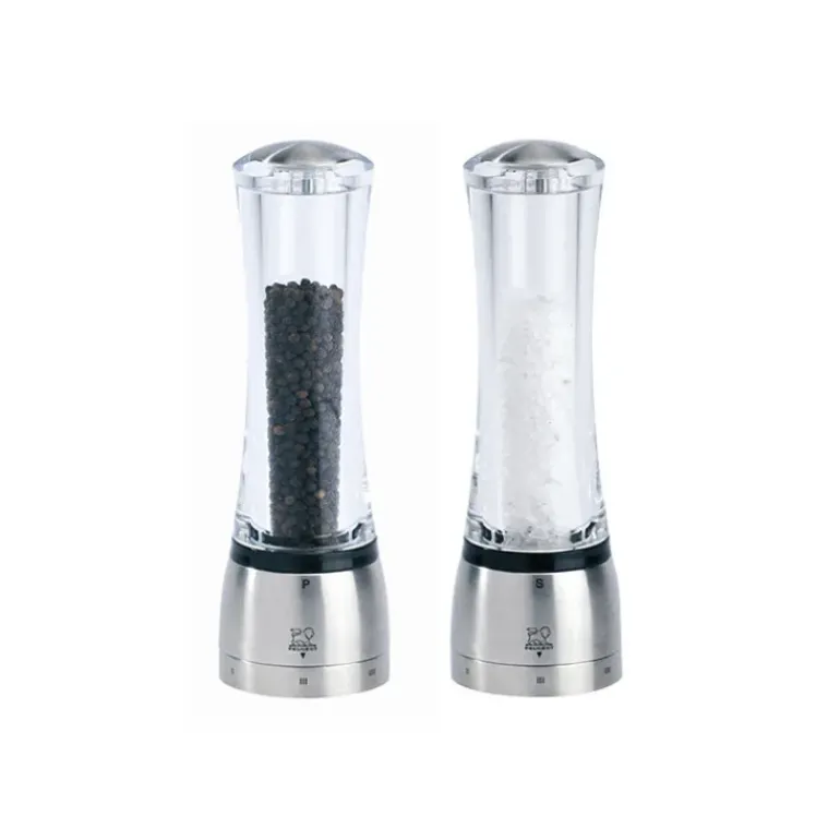 Moulin à Sel Daman U'Select 21 cm Transparent-Inox Peugeot