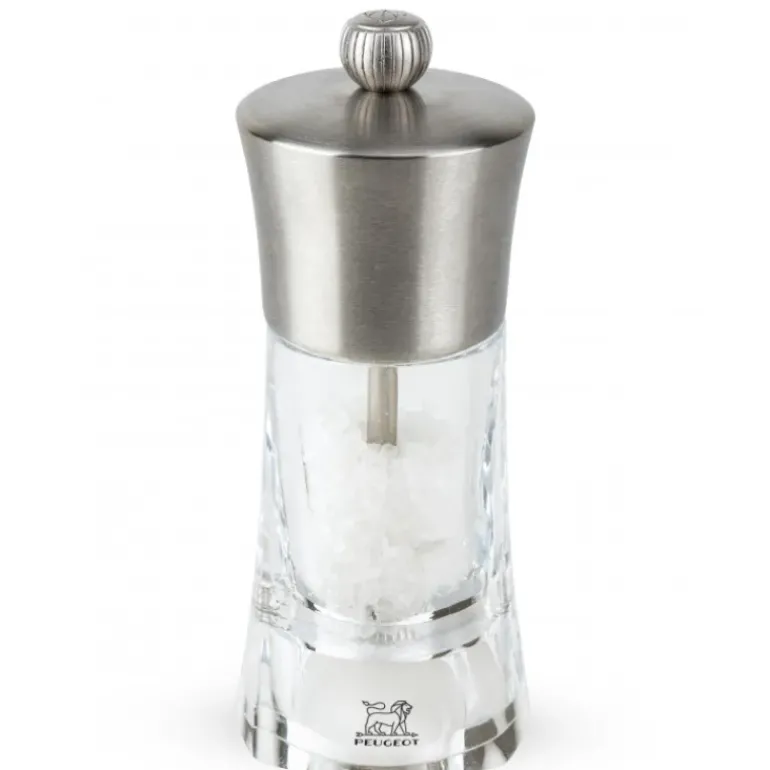 Moulin à Sel Ouessant 14 cm Transparent-Inox Peugeot