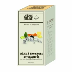Moulin Râpe à fromage inox 3 tambours