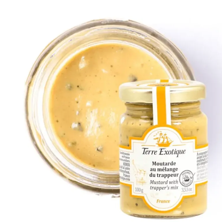 Moutarde au Mélange du Trappeur 100 g Terre Exotique
