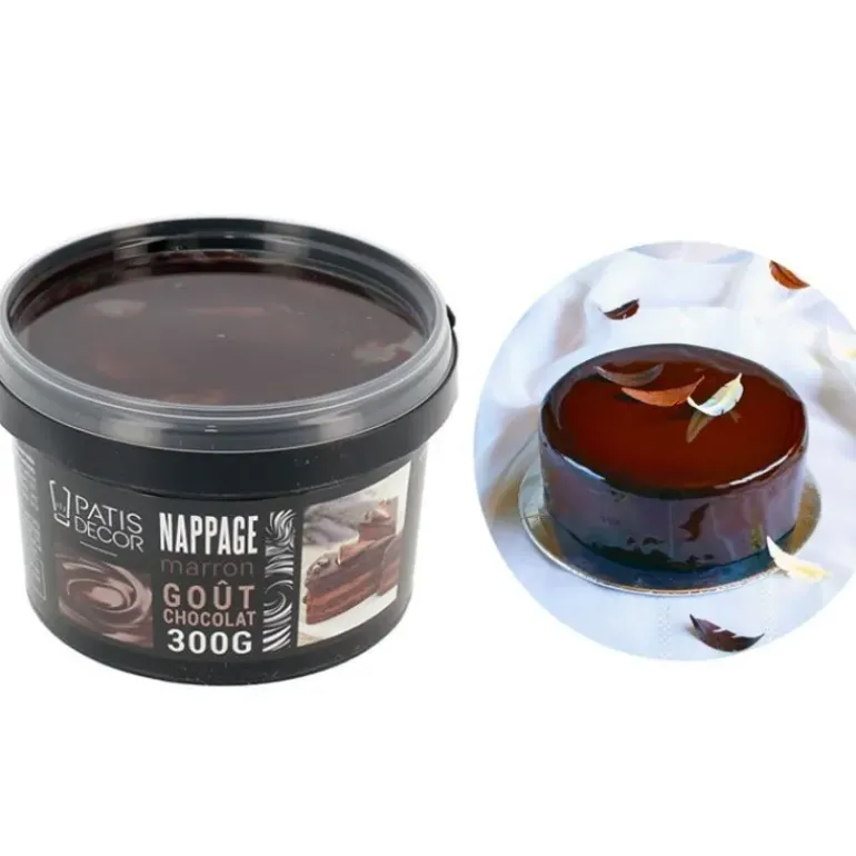 Nappage Chocolat Noir 300 g Patisdécor