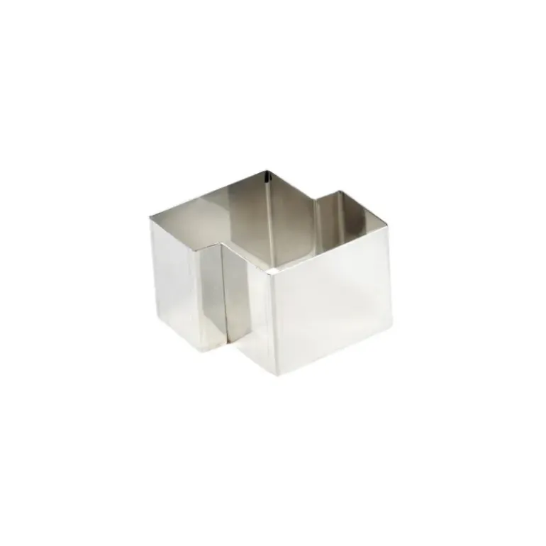 Nonnette Carré Teckno H 4,5 cm