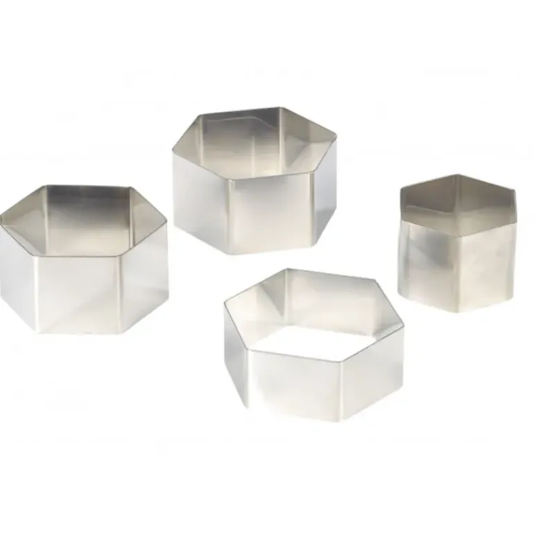 Nonnette Hexagonale Inox Ø 6 cm H3 cm