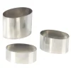 Nonnette Ovale Inox 8 cm H5 cm
