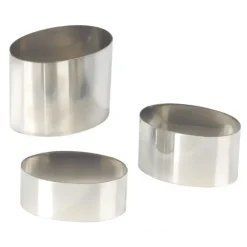 Nonnette Ovale Inox 8 cm H5 cm