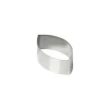 Nonnette Ovale Pointu Inox 9 cm H 3 cm