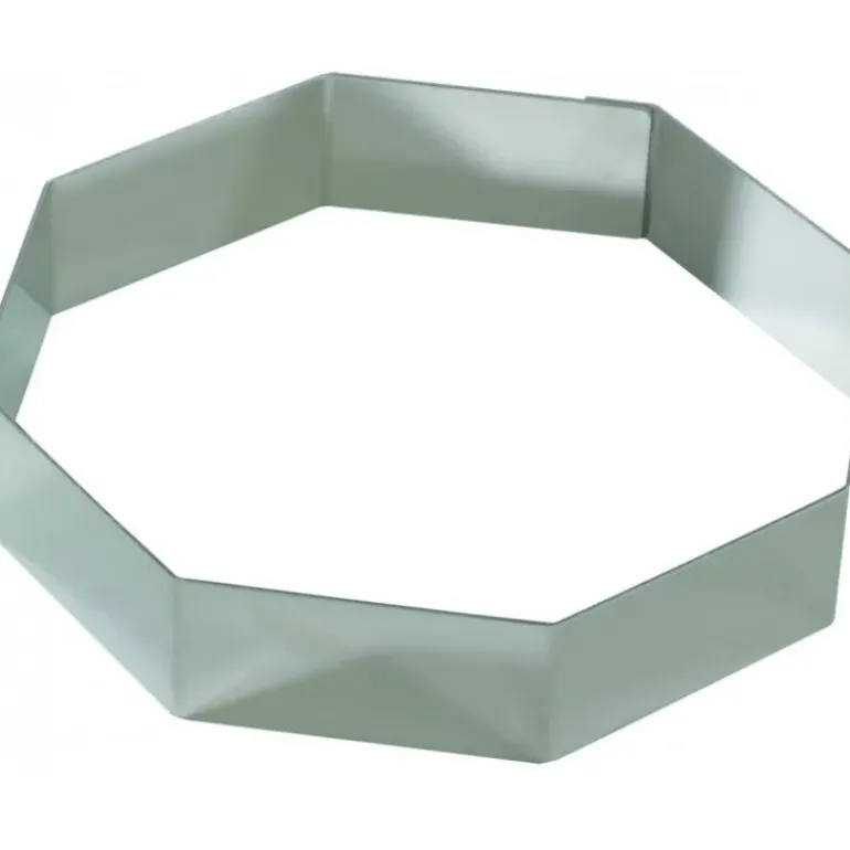 Octogone à Mousse Inox 18 cm x H 4,5 cm Mallard