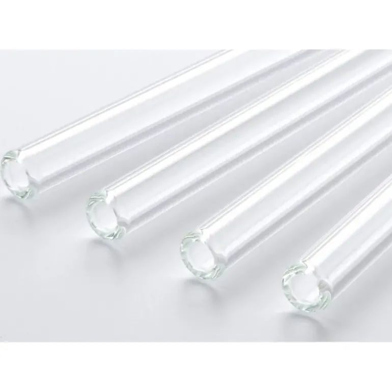 Paille Réutilisable en Verre 23cm droite x4 HALM