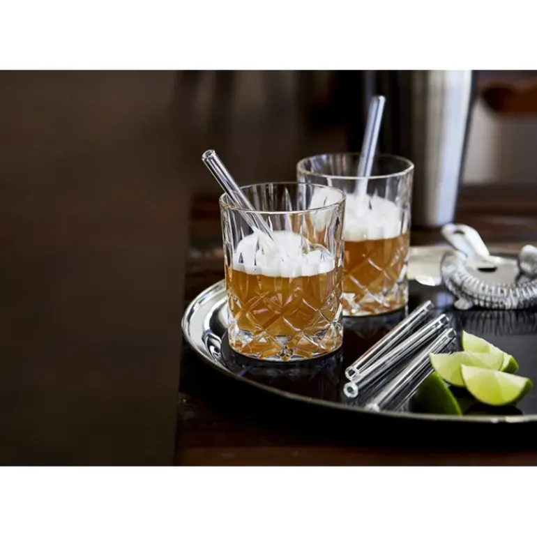 Paille Réutilisable en Verre 15cm droite x6 HALM