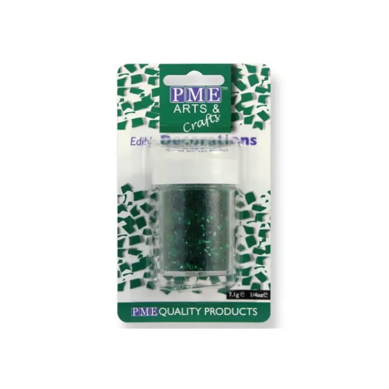 Paillettes Alimentaires 7 g Vert PME