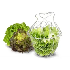 Panier à Salade Pliant Inox 22,5 cm La Bonne Graine