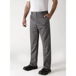 Pantalon de Cuisine Mixte Gris Anthracite TIMEO T.34 Robur