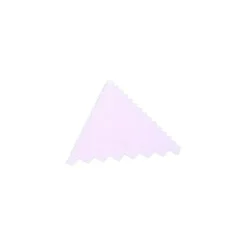 Peigne triangulaire en plastique pour décoration
