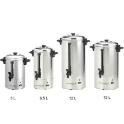 Percolateur 6.5 Litres en Acier Inoxydable
