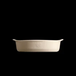 Petit Plat à Four Ovale en Céramique 27,5 x 17,5 cm Argile Emile Henry