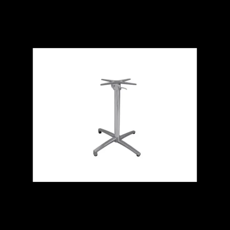 Pied de Table en Métal Epoxy Grise Koné Lyrose