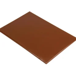 Planche à Découper 50x30 cm H 2cm Polyéthylène Marron