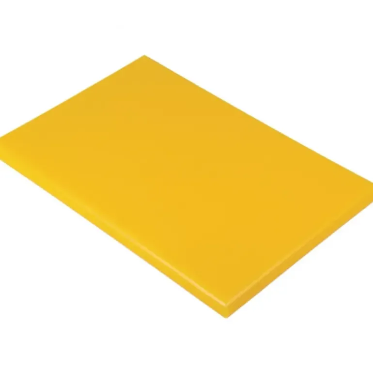 Planche à Découper 50x30 cm H 2cm Polyéthylène Jaune