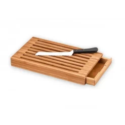 Planche à Pain Ramasse Miettes 41,2 x 22,8 cm Acacia Déglon