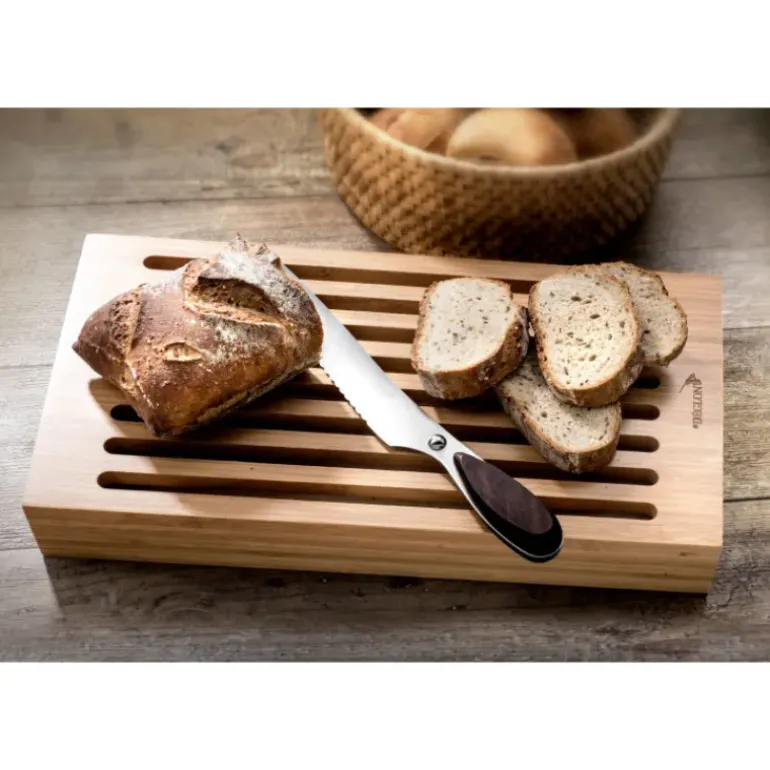 Planche à Pain Ramasse Miettes 41,2 x 22,8 cm Acacia Déglon