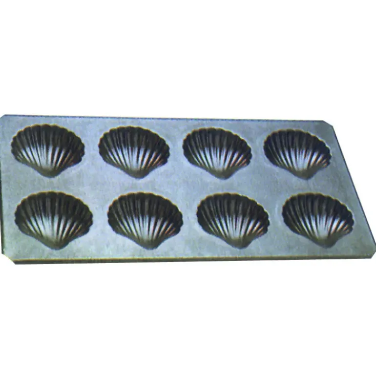 Plaque 8 Coques de 6,5 cm anti-adhésive