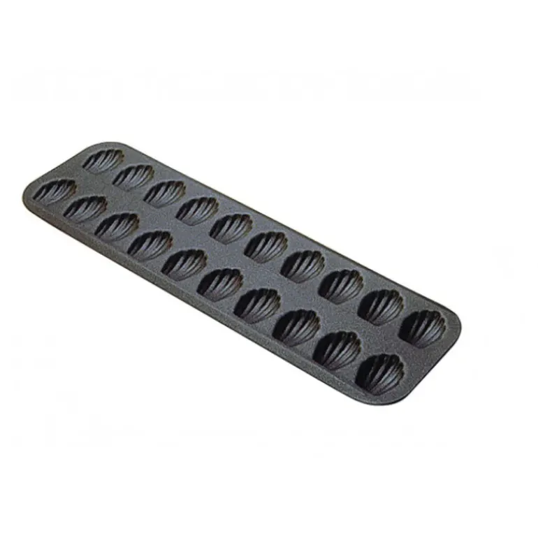 Plaque 20 Madeleines de 4,2 cm anti-adhésif