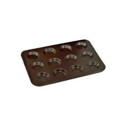 Plaque 12 mini tartelettes anti-adhérent