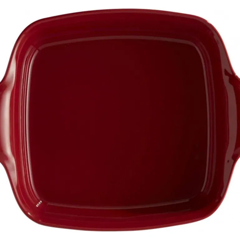 Plat à Four Carré en Céramique 28 x 24 cm Grand Cru Emile Henry