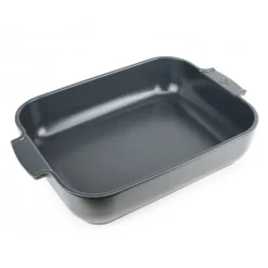 Plat à Four Rectangulaire en Céramique Appolia 40 cm Ardoise Peugeot
