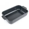 Plat à Four Rectangulaire en Céramique Appolia 22 cm Ardoise Peugeot