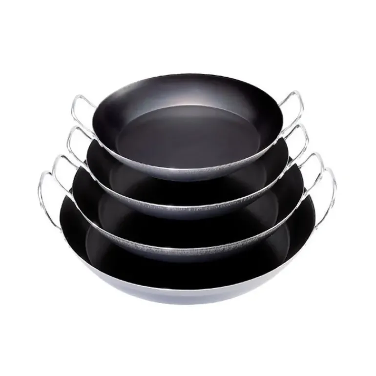 Plat à Paella Tôle Bleue Ø 42 cm Outdoor De Buyer
