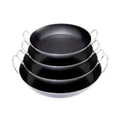 Plat à Paella Tôle Bleue Ø 47 cm Outdoor De Buyer