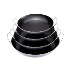Plat à Paella Tôle Bleue Ø 37 cm Outdoor De Buyer