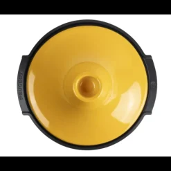 Plat à Tajine en Aluminium Revêtement Céramique 30 cm Jaune Safran Peugeot