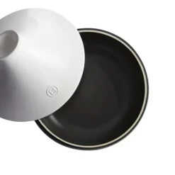 Plat à Tajine en céramique 27,5 cm Blanc Ardoise Delight Emile Henry