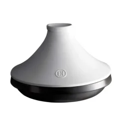 Plat à Tajine en céramique 33,5 cm Blanc Ardoise Delight Emile Henry