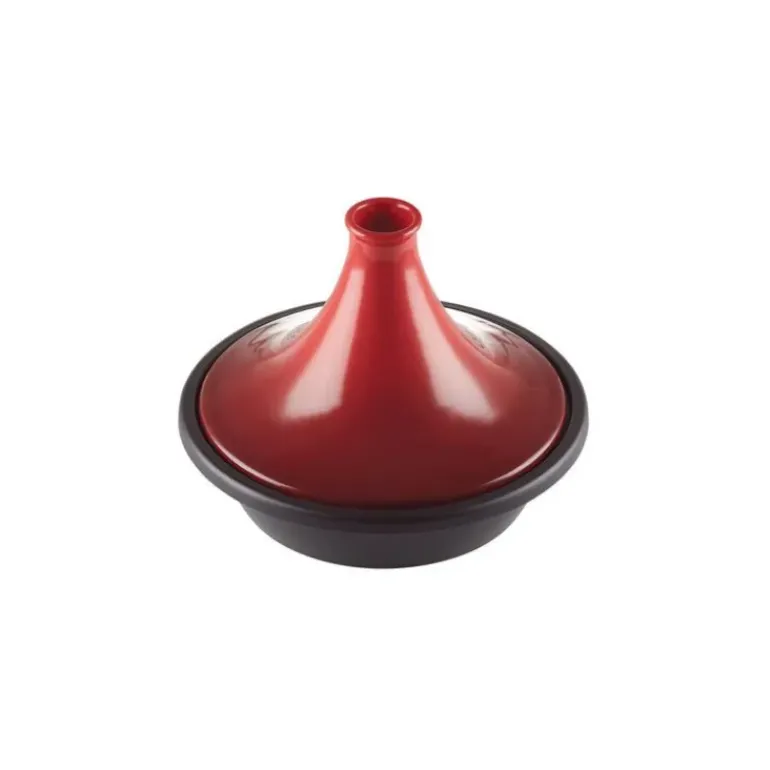 Plat à Tajine en Fonte 31 cm Cerise Le Creuset