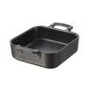 Plat Carré Noir 20x20 cm Belle Cuisine Revol