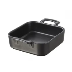 Plat Carré Noir 20x20 cm Belle Cuisine Revol