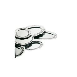 Plat de Service Louis XV Inox 30 x 19,5 cm