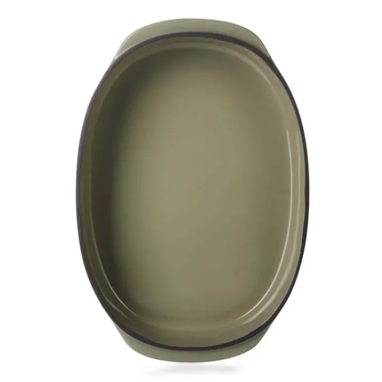 Plat Oblong Cardamome 34 x 25 cm Caractère Culinaire Revol