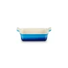 Plat Rectangulaire Héritage en Céramique 26 cm Azur Le Creuset Tradition