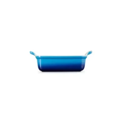 Plat Rectangulaire Héritage en Céramique 26 cm Azur Le Creuset Tradition