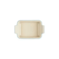 Plat Rectangulaire Héritage en Céramique 19 cm Azur Le Creuset Tradition