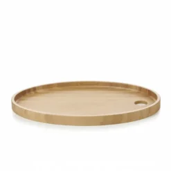 Plateau pour Assiette Ovale Bambou 36,5 x 25 cm Basalt Revol