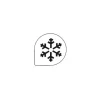 Pochoir Flocon de neige pour Gâteaux