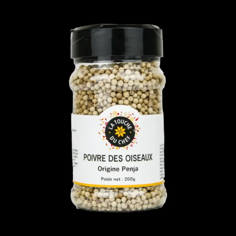 Poivre Blanc Penja des Oiseaux 200 g La Touche du Chef